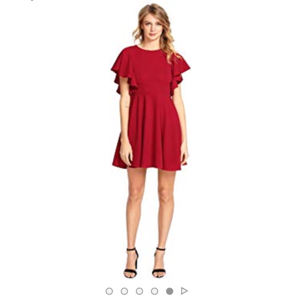 red dress
